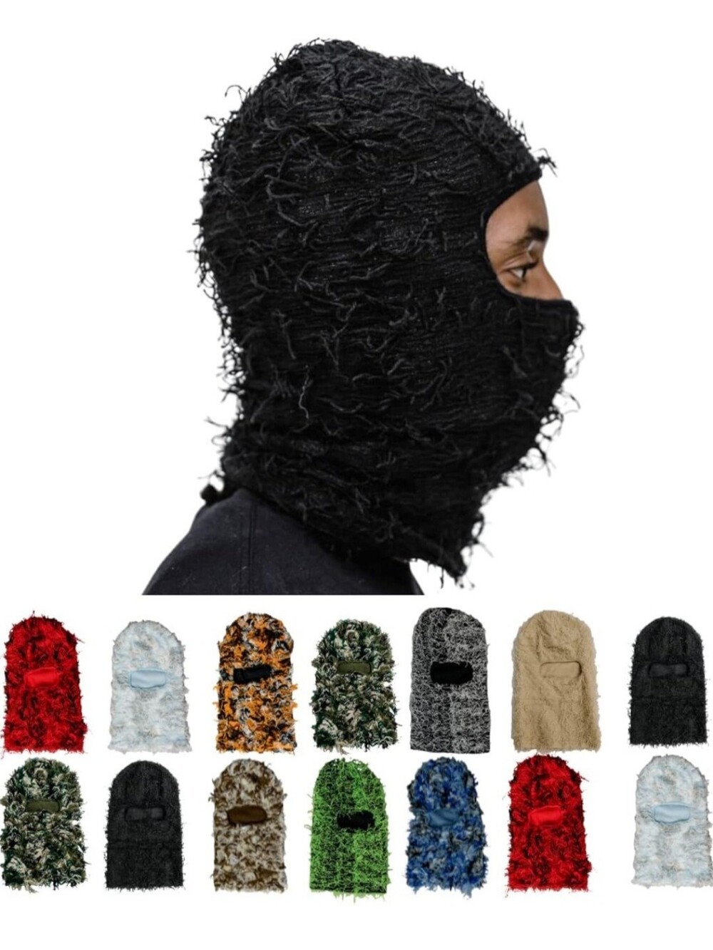 Dark Green Ski Mask OS